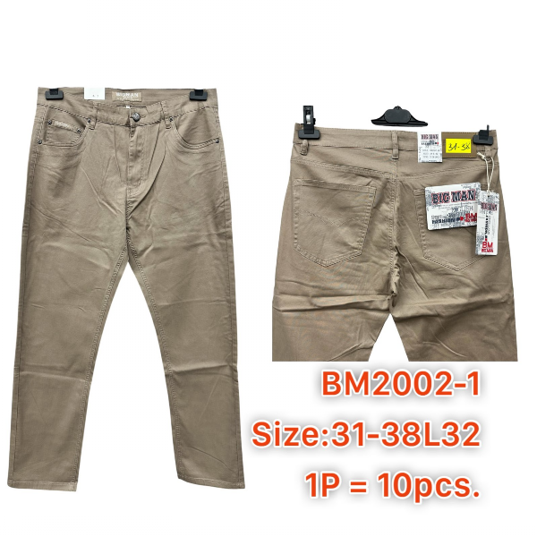 Spodnie męskie jeans Roz 34-38, 1 Kolor .Paczka 10 szt